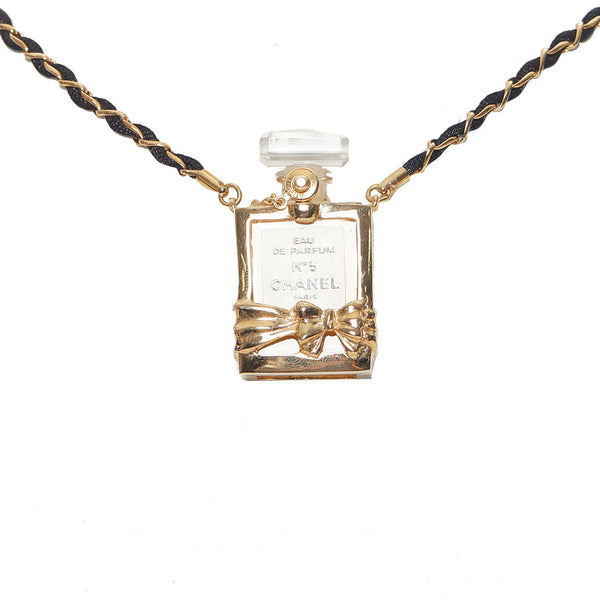 シャネル クリア プラスチック NO.5　香水ネックレス ネックレス レディース CHANEL 【中古】