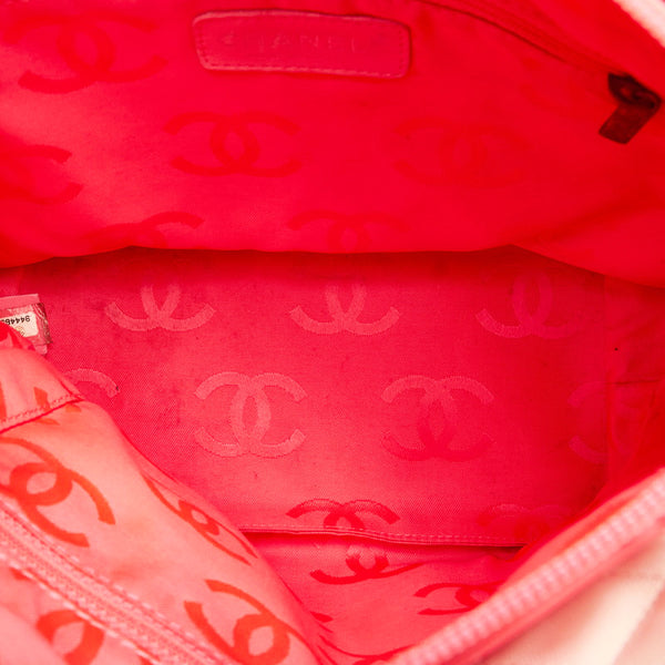 シャネル カンボン　スモール ホワイト レザー ハンドバッグ レディース CHANEL 【中古】