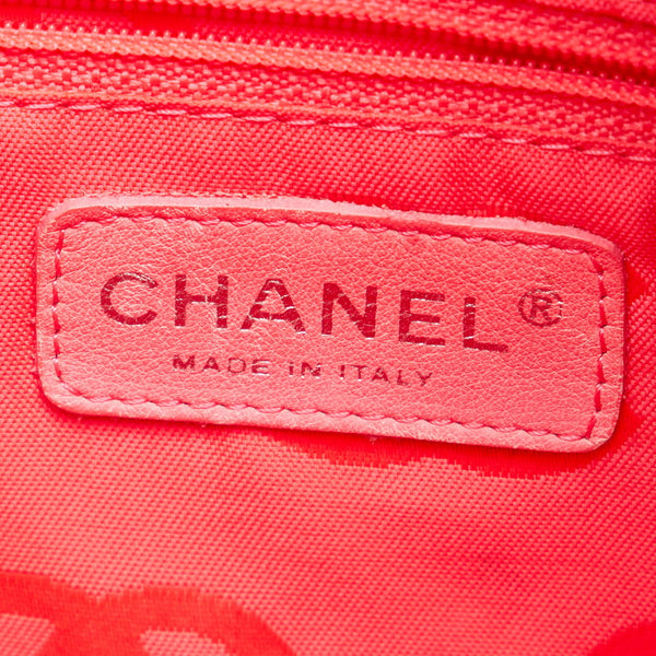 シャネル カンボン　スモール ホワイト レザー ハンドバッグ レディース CHANEL 【中古】