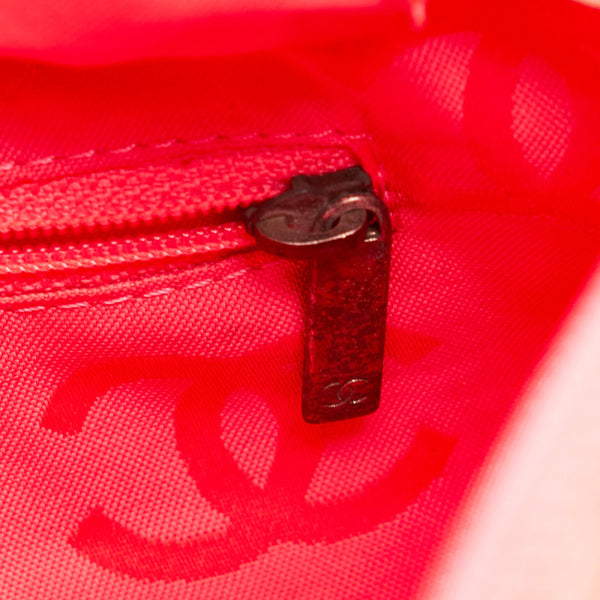 シャネル カンボン　スモール ホワイト レザー ハンドバッグ レディース CHANEL 【中古】