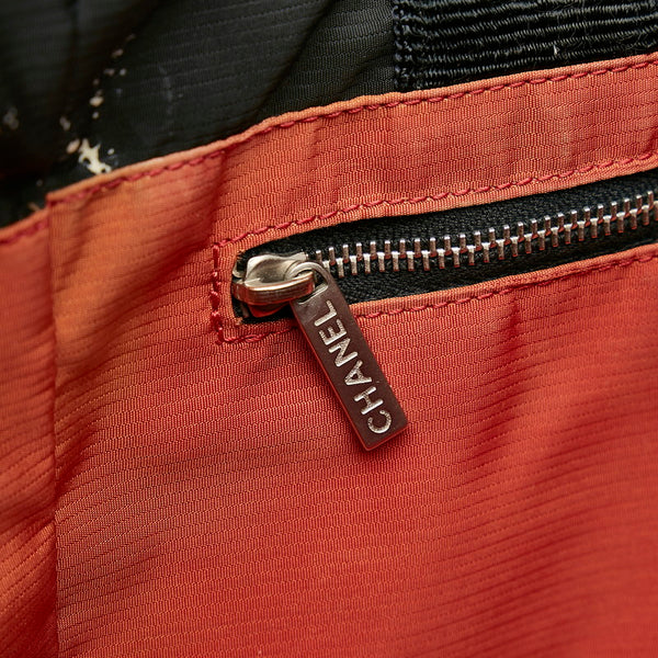 シャネル トラベルライン ブラック ナイロン トートバッグ レディース CHANEL 【中古】