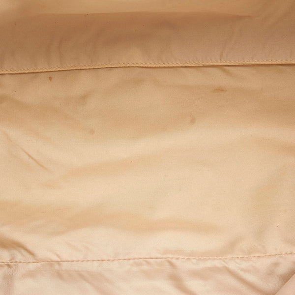 シャネル ニュートラベル ベージュ キャンバス レザー トートバッグ レディース CHANEL 【中古】