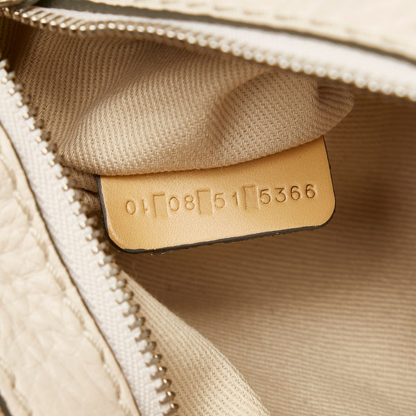 クロエ パディントン ベージュ レザー ハンドバッグ レディース Chloe 【中古】