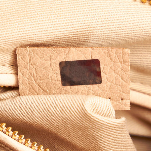 クロエ パラティ ベージュ レザー ハンドバッグ ショルダーバッグ 2WAY  レディース Chloe 【中古】