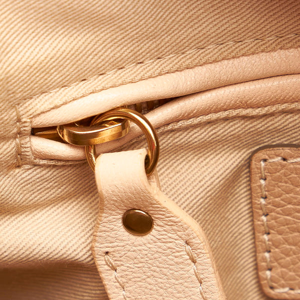 クロエ パラティ ベージュ レザー ハンドバッグ ショルダーバッグ 2WAY  レディース Chloe 【中古】