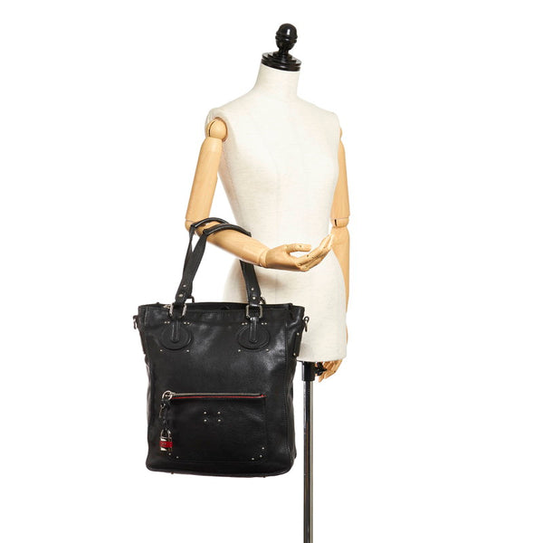 クロエ トートバッグ ブラック レザー メンズ Chloe 【中古】