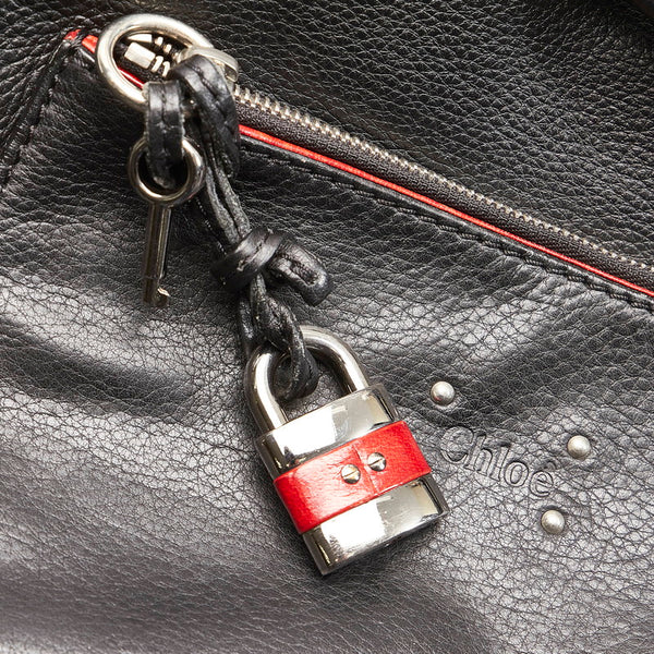 クロエ トートバッグ ブラック レザー メンズ Chloe 【中古】