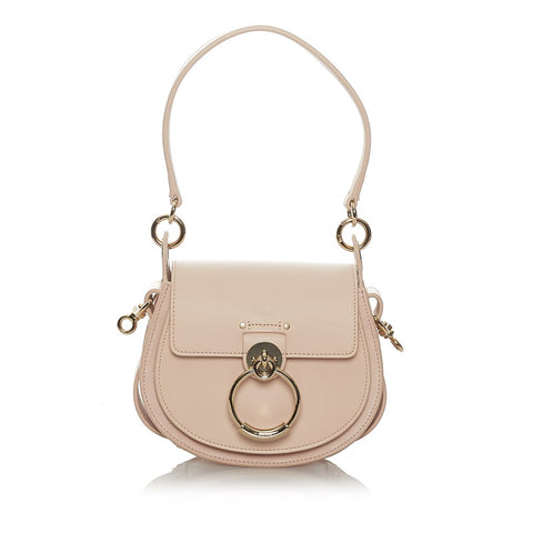 クロエ テス スモール CHC21WS153F27 6J5 ピンク レザー ハンドバッグ ショルダーバッグ2WAY レディース Chloe 【中古】