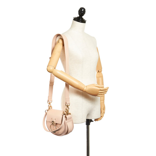 クロエ テス スモール CHC21WS153F27 6J5 ピンク レザー ハンドバッグ ショルダーバッグ2WAY レディース Chloe 【中古】