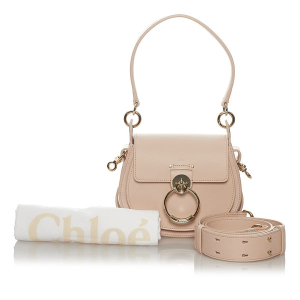 クロエ テス スモール CHC21WS153F27 6J5 ピンク レザー ハンドバッグ ショルダーバッグ2WAY レディース Chloe 【中古】