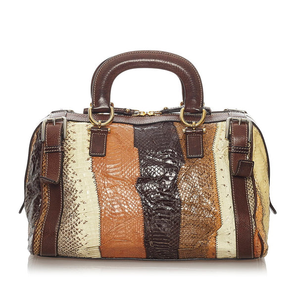 ドルチェアンドガッバーナ マルチ レザー ハンドバッグ ショルダーバッグ 2WAY レディース DOLCE&GABBANA 【中古】