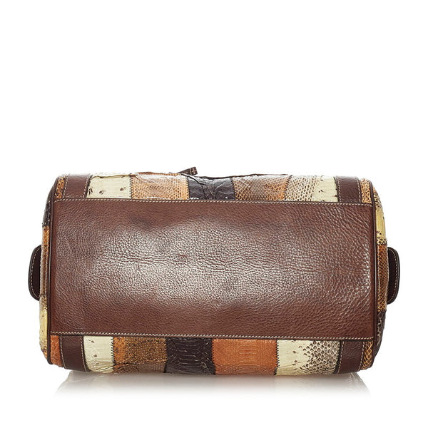 ドルチェアンドガッバーナ マルチ レザー ハンドバッグ ショルダーバッグ 2WAY レディース DOLCE&GABBANA 【中古】