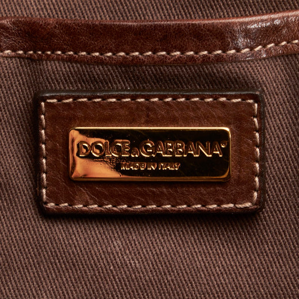 ドルチェアンドガッバーナ マルチ レザー ハンドバッグ ショルダーバッグ 2WAY レディース DOLCE&GABBANA 【中古】