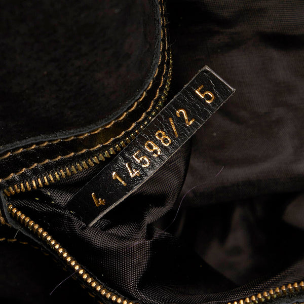 フェンディ 4 14598/2 5 ブラック レザー ハンドバッグ ショルダーバッグ 2WAY レディース FENDI 【中古】