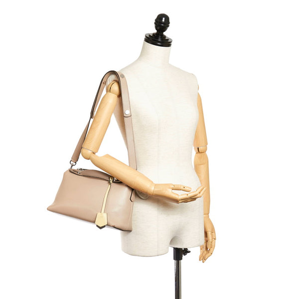 フェンディ バイザウェイ 8BL124 ベージュ レザー ハンドバッグ ショルダーバッグ 2WAY レディース FENDI 【中古】
