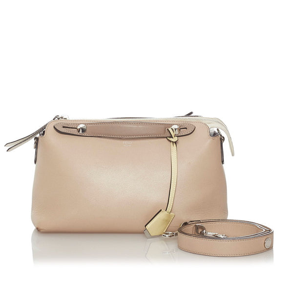 フェンディ バイザウェイ 8BL124 ベージュ レザー ハンドバッグ ショルダーバッグ 2WAY レディース FENDI 【中古】