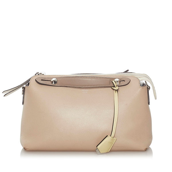 フェンディ バイザウェイ 8BL124 ベージュ レザー ハンドバッグ ショルダーバッグ 2WAY レディース FENDI 【中古】