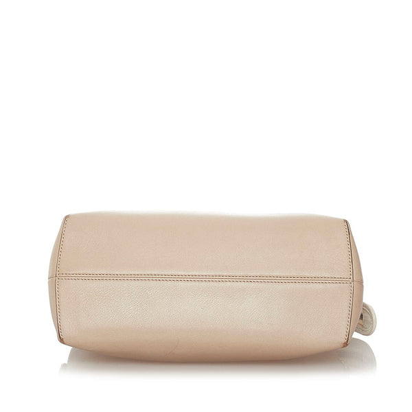 フェンディ バイザウェイ 8BL124 ベージュ レザー ハンドバッグ ショルダーバッグ 2WAY レディース FENDI 【中古】