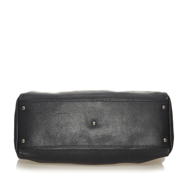 フェンディ ピーカブー ハンドバッグ ショルダーバッグ 2WAY 8BN210 ブラック レザー レディース FENDI 【中古】