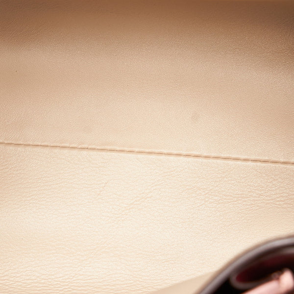 サルヴァトーレフェラガモ ガンチーニ FZ-21 G 973 ピンク レザー ハンドバッグ ショルダーバッグ 2WAY レディース Salvatore Ferragamo 【中古】