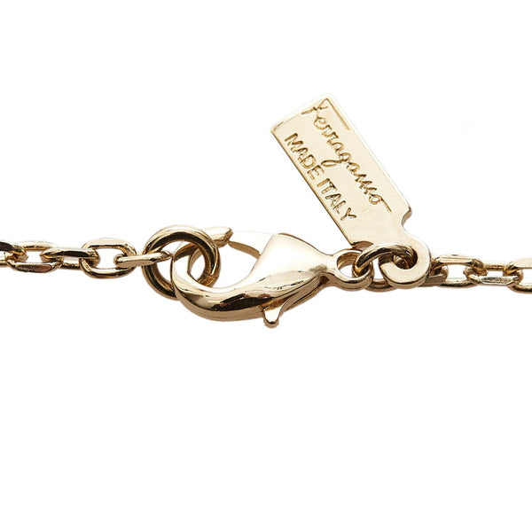 サルヴァトーレフェラガモ ガンチーニ ネックレス ゴールド メッキ レディース Salvatore Ferragamo 【中古】