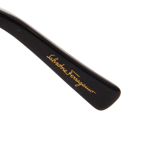 サルヴァトーレフェラガモ サングラス ワインレッド ブラック プラスチック レディース Salvatore Ferragamo 【中古】