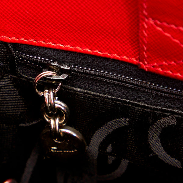 サルヴァトーレフェラガモ ヴァラ リボン ハンドバッグ BA21 8204 レッド レザー レディース Salvatore Ferragamo 【中古】