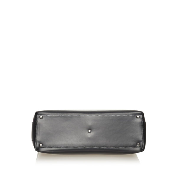 サルヴァトーレフェラガモ ガンチーニ DY-21 0166 ブラック レザー ハンドバッグ レディース Salvatore Ferragamo 【中古】