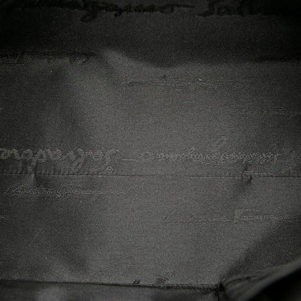 サルヴァトーレフェラガモ ガンチーニ DY-21 0166 ブラック レザー ハンドバッグ レディース Salvatore Ferragamo 【中古】