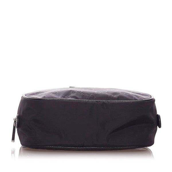 グッチ 510341 ブラック ナイロン ポーチ レディース GUCCI 【中古】