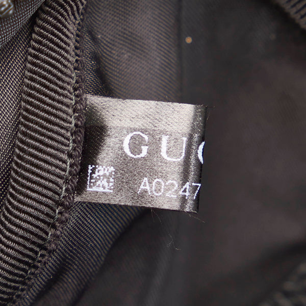 グッチ 510341 ブラック ナイロン ポーチ レディース GUCCI 【中古】