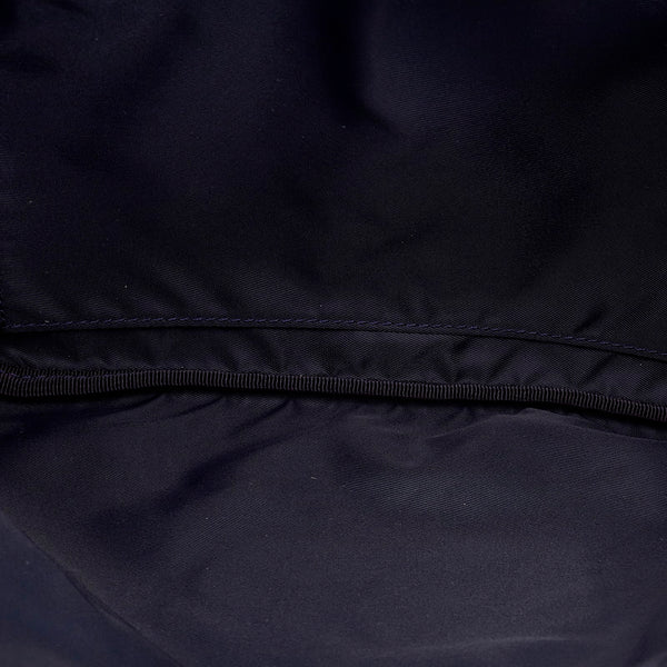 グッチ 211128 ネイビー ホワイト ナイロン ボディバッグ レディース GUCCI 【中古】