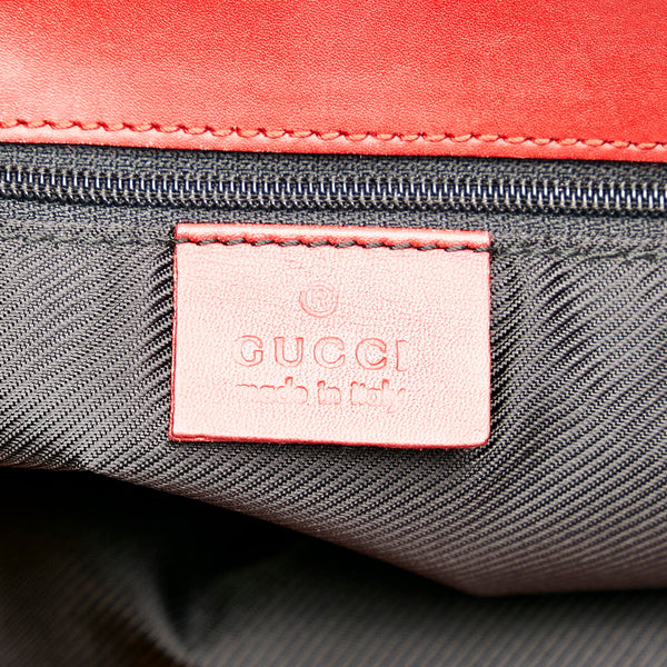 グッチ GGキャンバス ハンドバッグ 002・1098 レッド キャンバス レディース GUCCI 【中古】