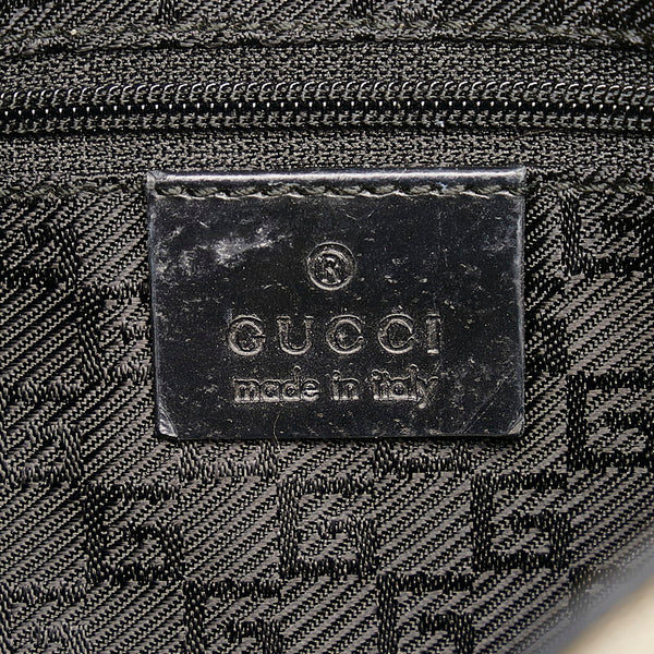グッチ ジャッキー 001・3306 ベージュ キャンバス レザー ハンドバッグ レディース GUCCI 【中古】