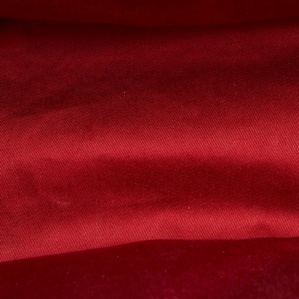 グッチ GGキャンバス バンブー 111718 レッド キャンバス レザー ハンドバッグ レディース GUCCI 【中古】