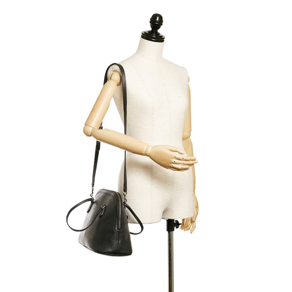 グッチ ハンドバッグ ショルダーバッグ 2WAY 420023 ブラック レザー レディース GUCCI 【中古】