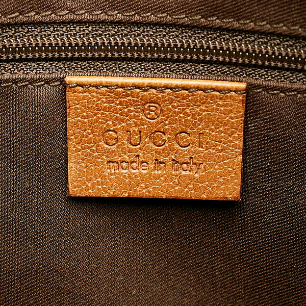 グッチ 115002 ブラウン レザー ワンショルダー レディース GUCCI 【中古】