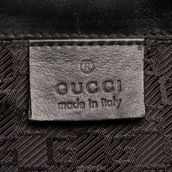 グッチ 005 0808 ブラック ゴールド レザー チェーン ショルダーバック レディース GUCCI 【中古】