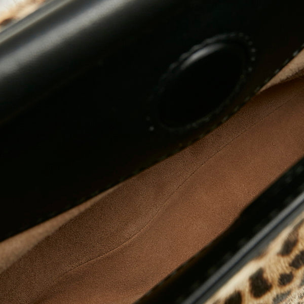 グッチ バンブー 459076 ベージュ ハラコ レザー ハンドバッグ ショルダーバッグ 2WAY レディース GUCCI 【中古】