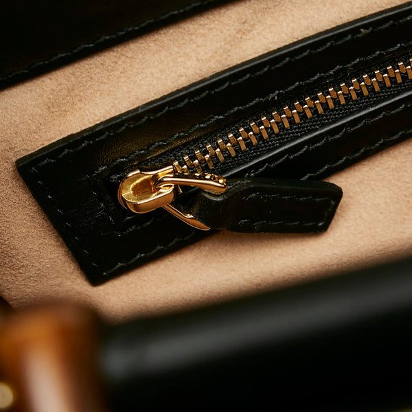 グッチ バンブー 459076 ベージュ ハラコ レザー ハンドバッグ ショルダーバッグ 2WAY レディース GUCCI 【中古】