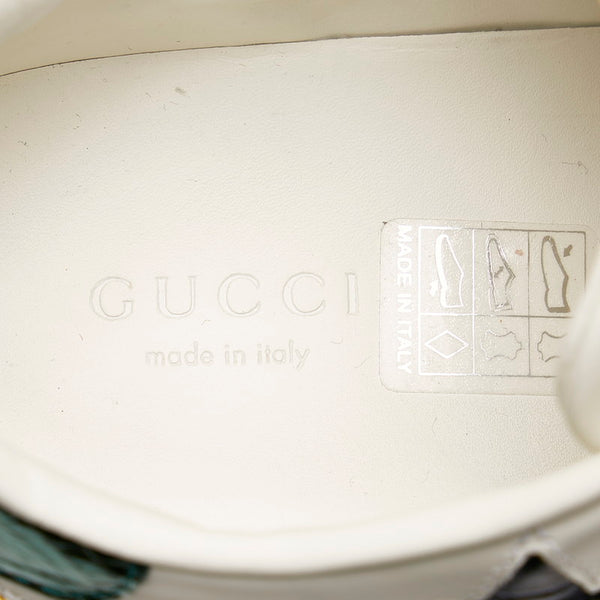 グッチ エース エンブロイダリー 454562 ホワイト レザー スニーカー レディース GUCCI 【中古】