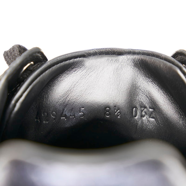 グッチ GGスプリーム 429445 ネイビー PVC スニーカー メンズ GUCCI 【中古】