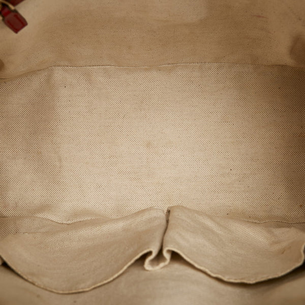 グッチ マイクロ グッチシマ 309617 レッド エナメル ハンドバッグ ショルダーバッグ 2WAY レディース GUCCI 【中古】