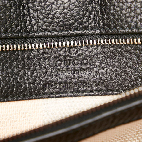 グッチ バンブー 392013 ブラック レザー ハンドバッグ ショルダーバッグ 2WAY レディース GUCCI 【中古】