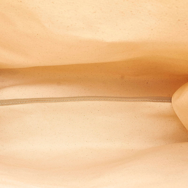 グッチ キャット 484690 ベージュ アイボリー キャンバス トートバッグ レディース GUCCI 【中古】