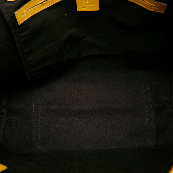 グッチ GGスプリーム 197953 ホワイト PVC トートバッグ レディース GUCCI 【中古】