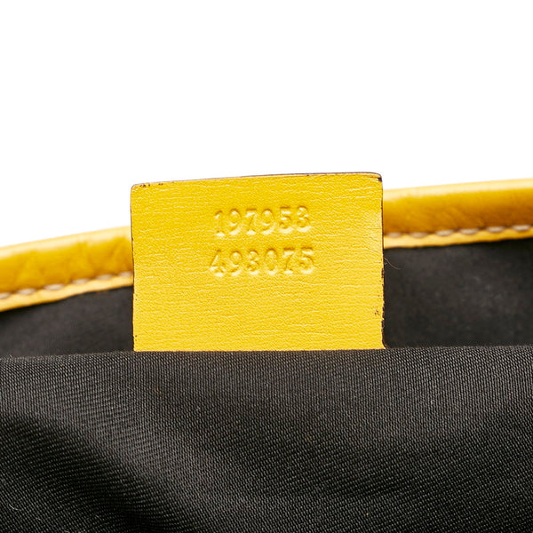 グッチ GGスプリーム 197953 ホワイト PVC トートバッグ レディース GUCCI 【中古】