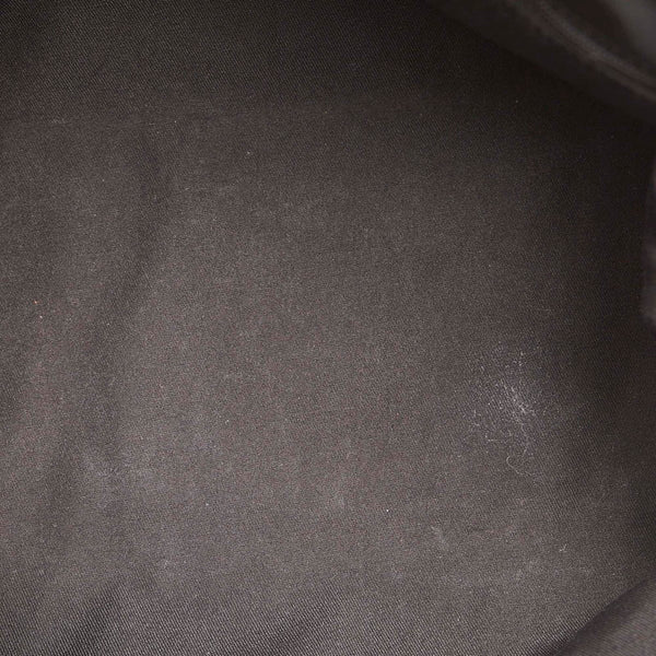 グッチ GGキャンバス トートバッグ 141470 ブラック キャンバス レザー レディース GUCCI 【中古】