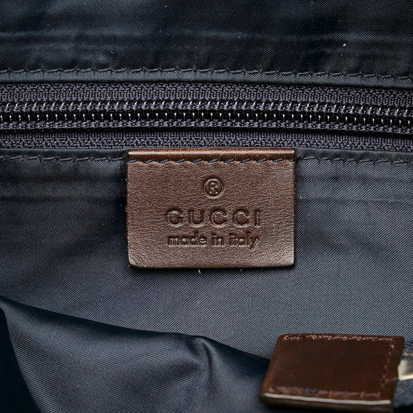 グッチ ディアマンテ トートバッグ 268112 ネイビー ナイロン メンズ GUCCI 【中古】