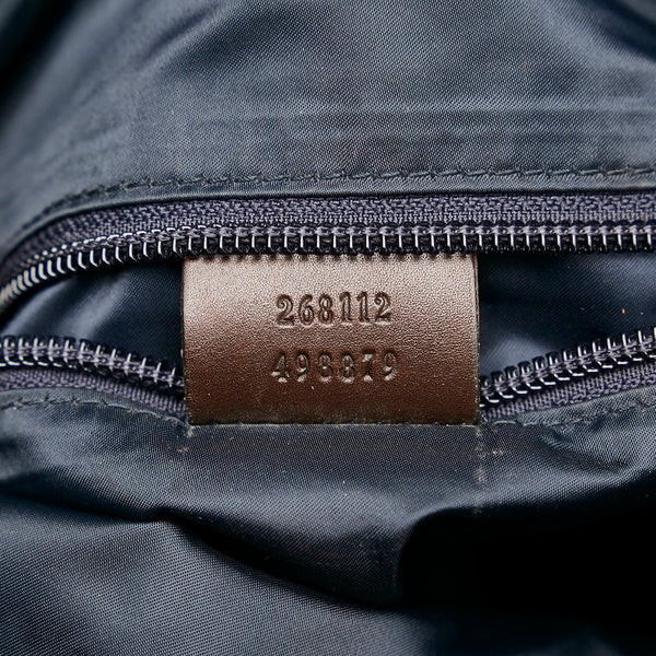 グッチ ディアマンテ トートバッグ 268112 ネイビー ナイロン メンズ GUCCI 【中古】